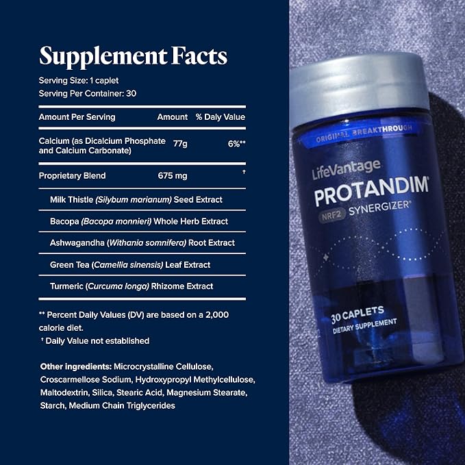 LifeVantage Protandim NRF2 Synergizer – Pack of 3 (90 Caplets) | Original Breakthrough Formula