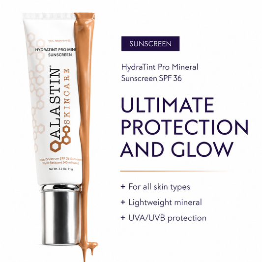 Alastin HydraTint Pro Mineral Sunscreen SPF 36 – Broad Spectrum, Tinted sunscreen