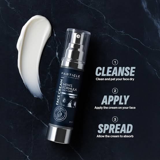 Particle 6-in-1 Face Cream for Men, Men’s Daily Hydrating Moisturizer with Vitamin C, Jojoba Oil, Vitamin E & Hyaluronic Acid, 1.7 fl oz