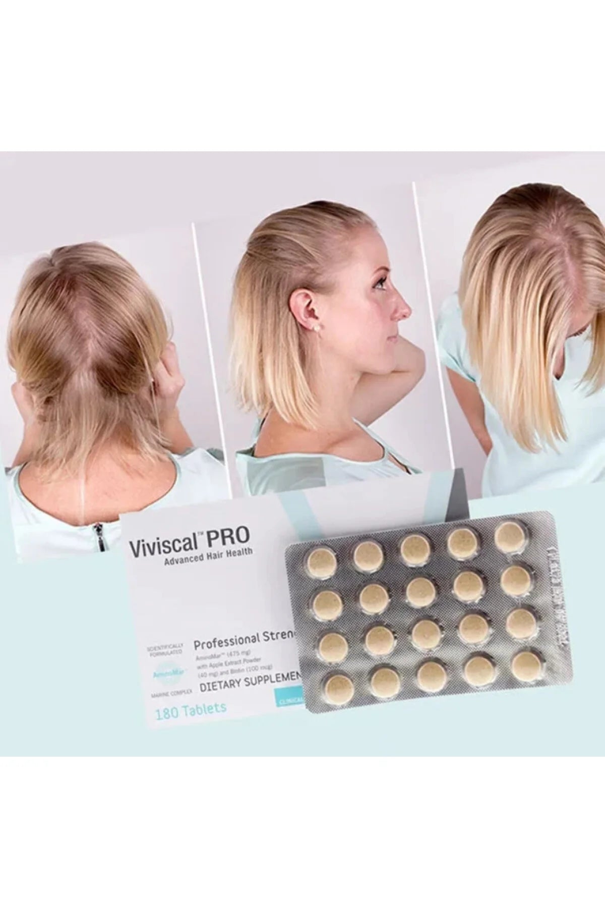 Viviscal Pro advanced hair health supplement,  – 180 Tablets