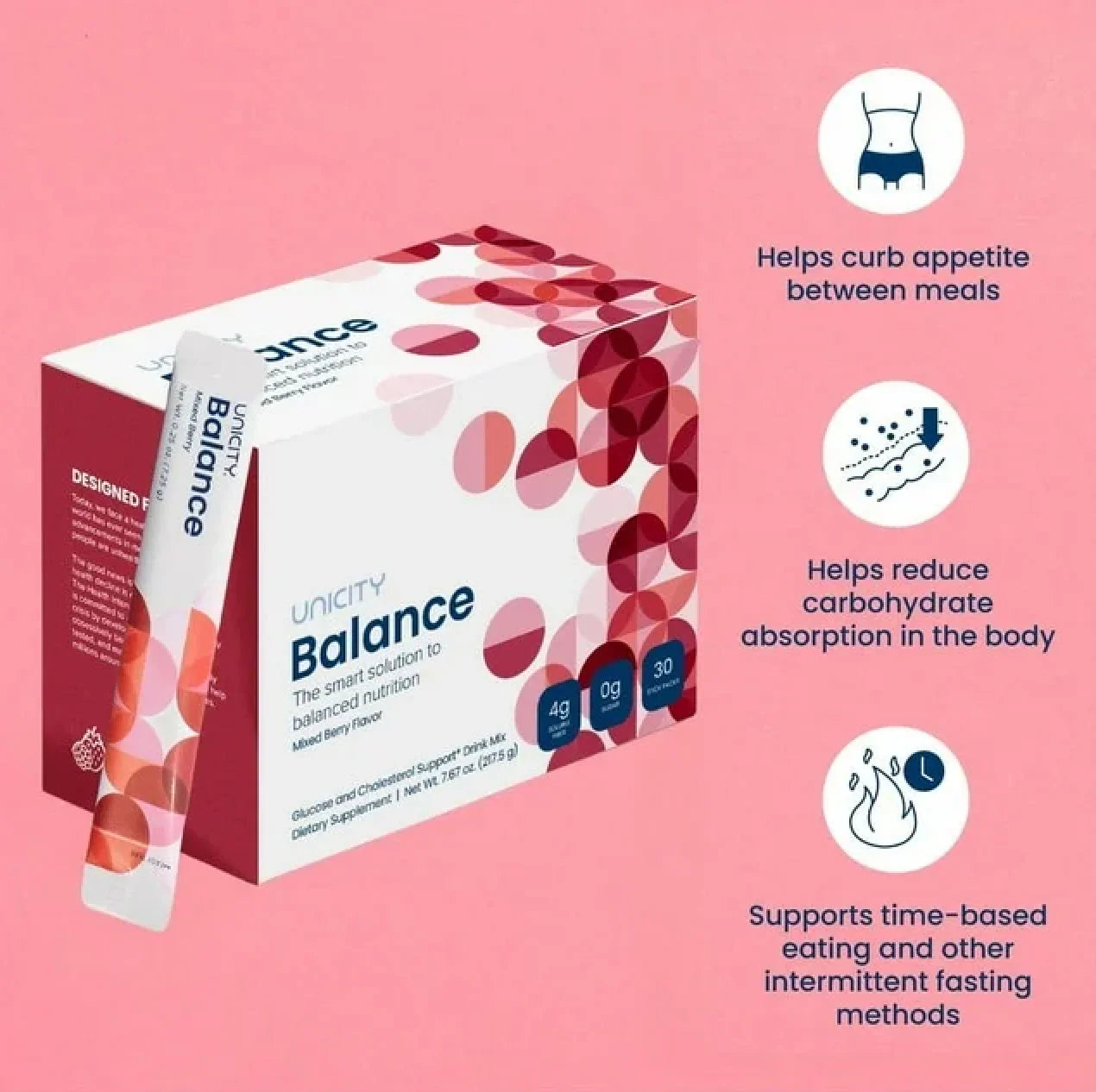 Unicity Balance Natural Mixed Berry – 30 Stick Packs