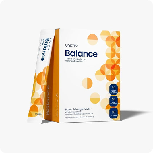 Unicity Balance Fibre Supplement | Natural Orange |– 30 Stick Packs