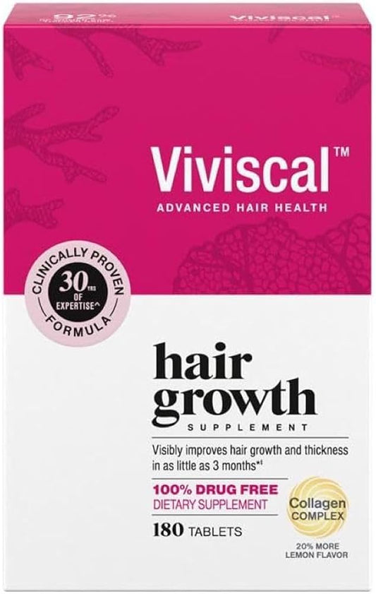 Viviscal Advanced Hair Growth Supplement – 180 tablets