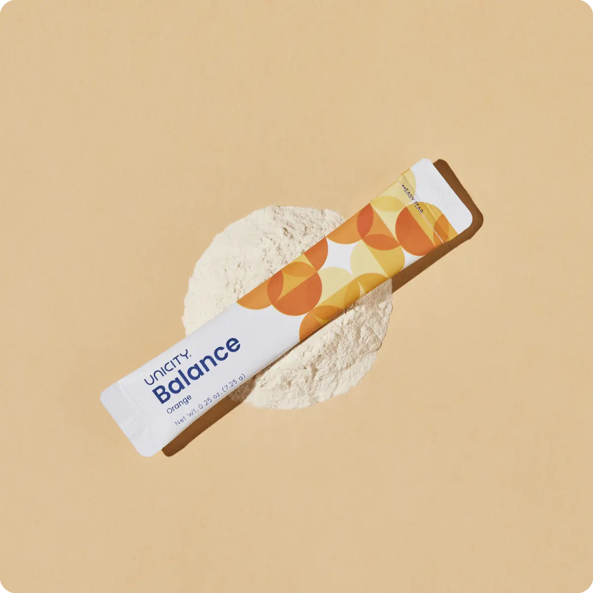 UNICITY Balance Natural Orange Flavor, 30 Stick Packs | Bright Daily Nutrition