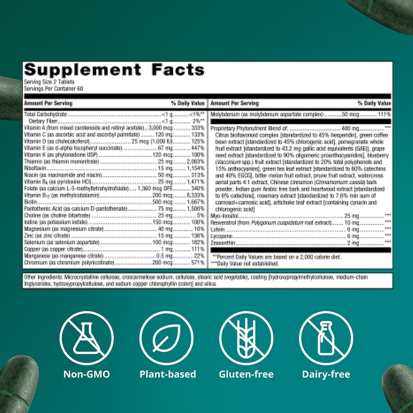 Metagenics Phyto Multi -Multivitamin  for Men & women-– 120 Tablets