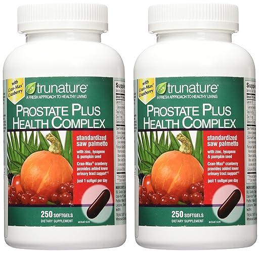 Trunature Prostate Health Complex Supplement, 250 Softgels