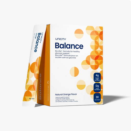 UNICITY Balance Natural Orange Flavor, 30 Stick Packs | Bright Daily Nutrition