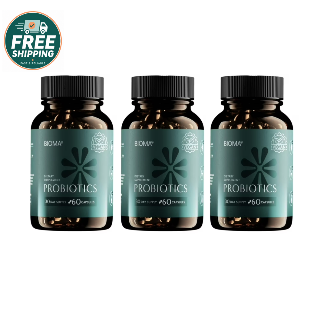BIOMA Probiotic Digestive Health Supplement – 60 Capsules