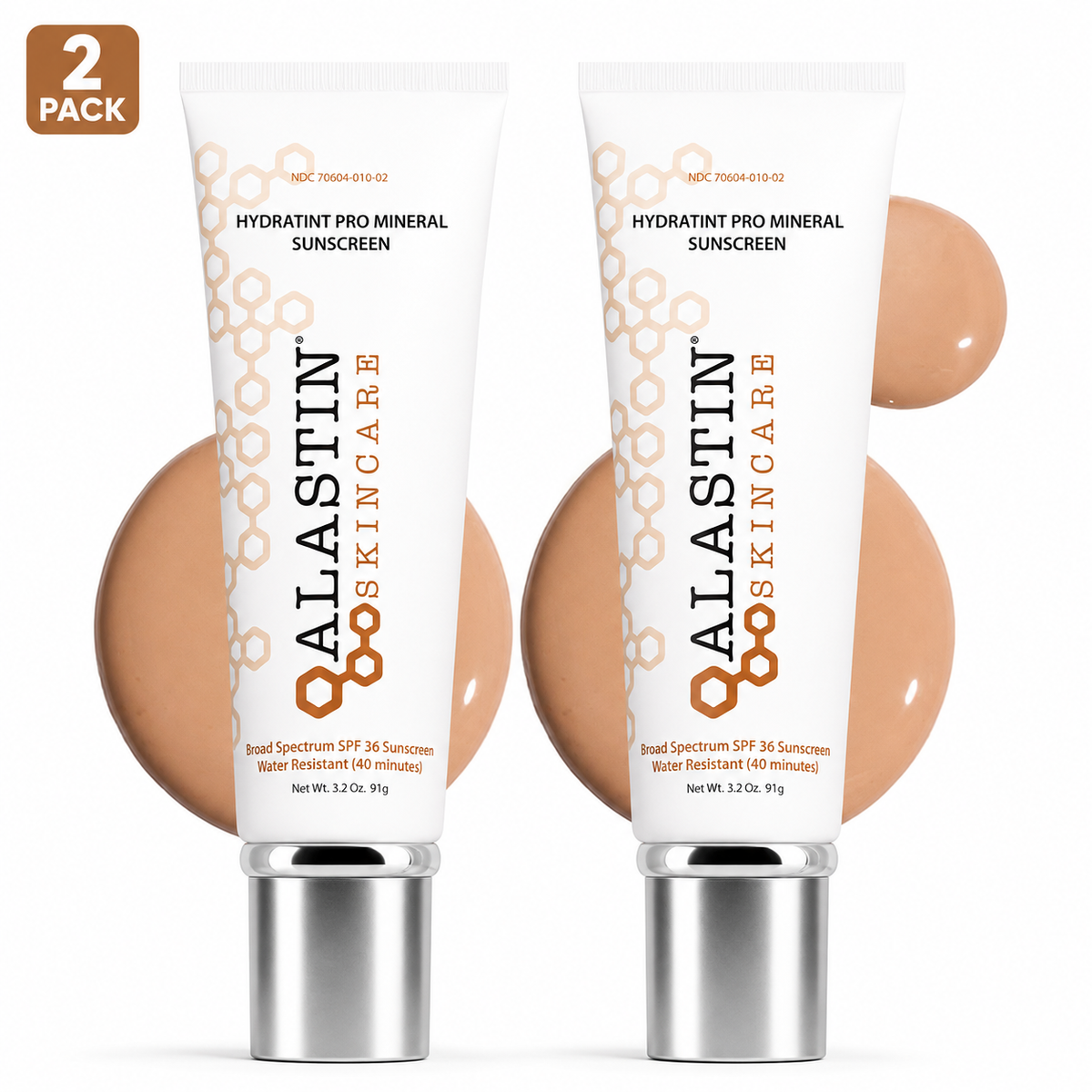 Alastin HydraTint Pro Mineral Sunscreen SPF 36 – Pack of 2