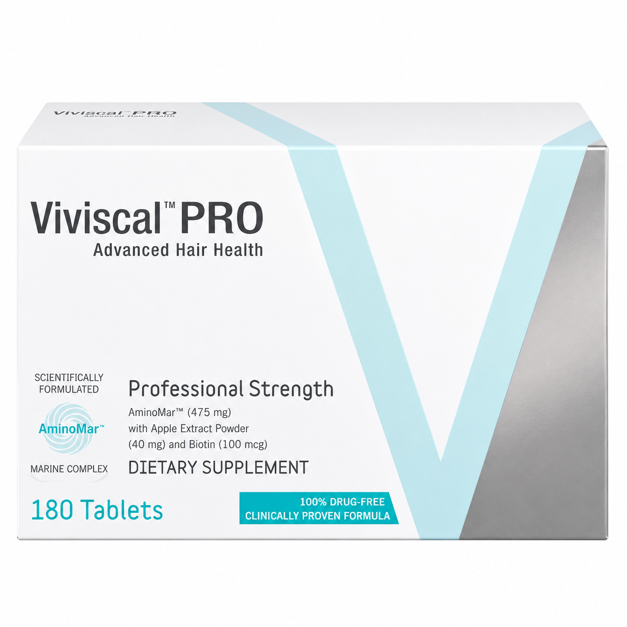Viviscal Pro Advanced Hair Growth Support Supplement - 180 Tablets