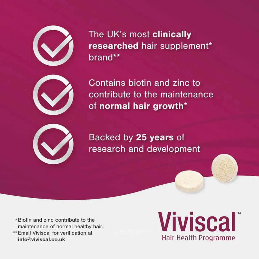 Viviscal Advanced Hair Growth Supplement – 180 tablets