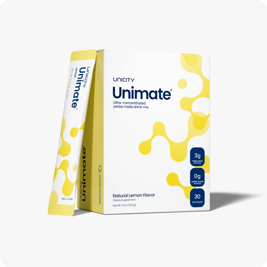 Unicity Balance NATURAL Lemon Flavour, 30 Sachet Sticks | Zesty Daily Mix