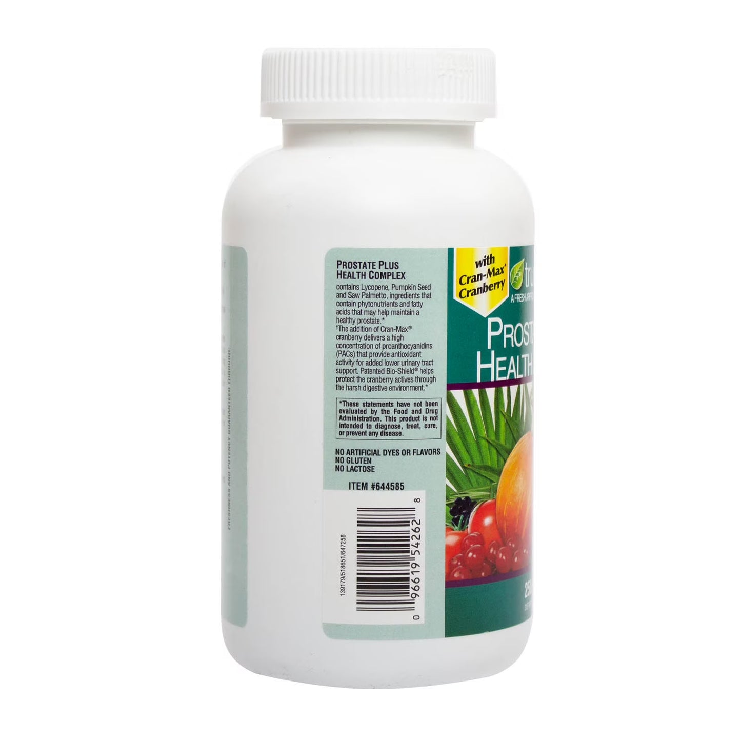 Trunature Prostate Health Complex Supplement, 250 Softgels
