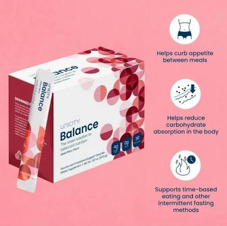 UNICITY BALANCE Natural mixed berry flavour 30 sachet sticks