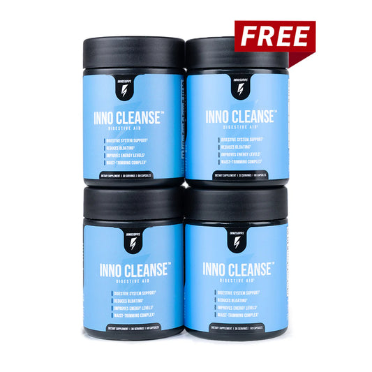 4 pack Inno Supps Inno Cleanse digestive aid