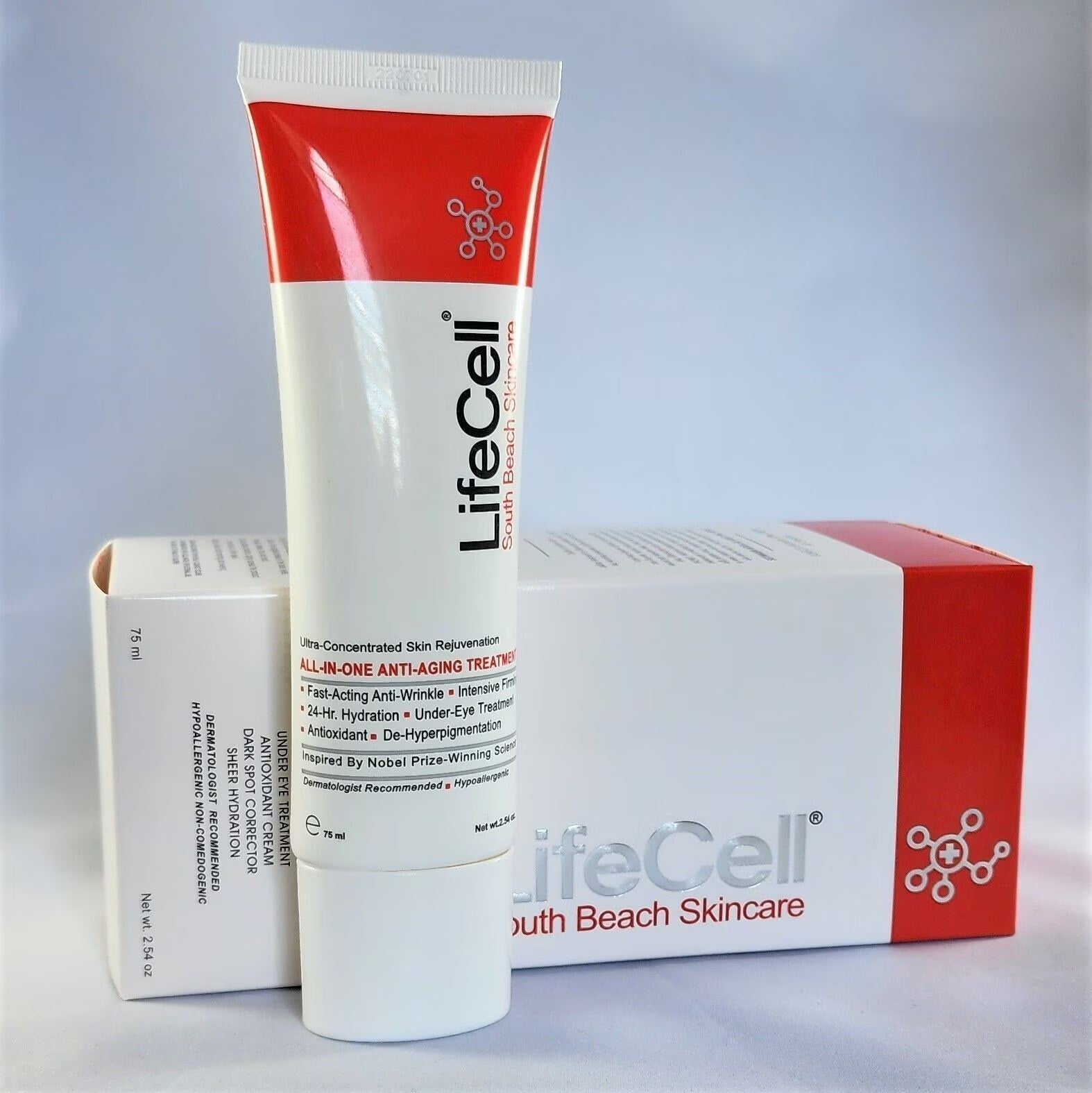 LifeCell skin all in one anti-aging cream south beach skincare 